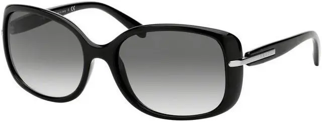 Alt view image 6 of 9 - PRADA Sunglasses PR 08OS 1AB0A7 Black 57MM