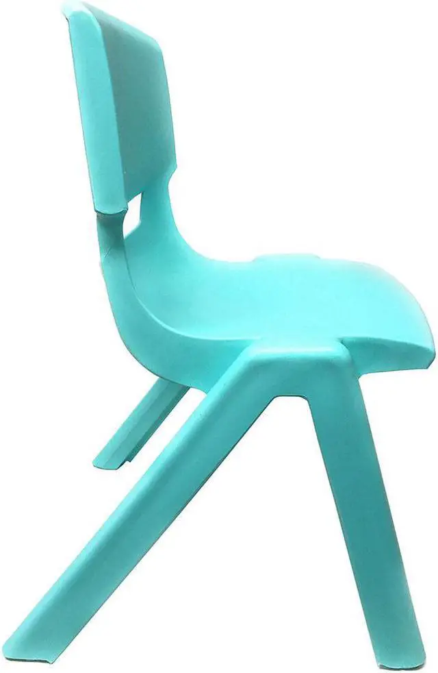 Alt view image 2 of 2 - JOON Stackable Plastic Kids Learning Chairs, Baby Blue, 20.5x12.75X11 Inches, 2-Pack