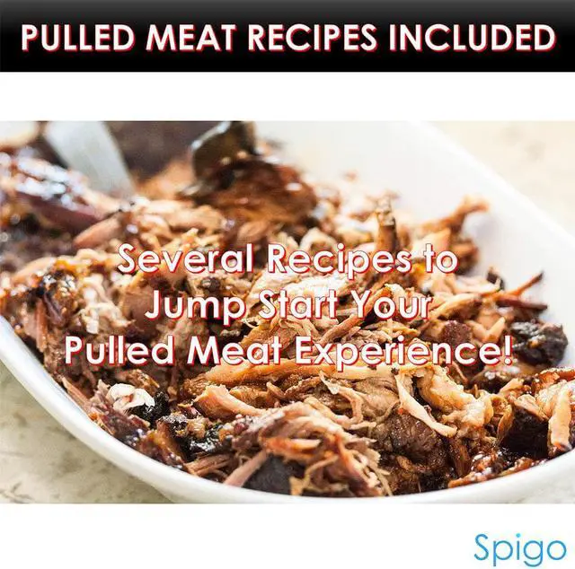 Alt view image 4 of 6 - Spigo 2-Piece Multi-Purpose Pulled Meat Shredder Fork Set, Silver, 7.9 Inches