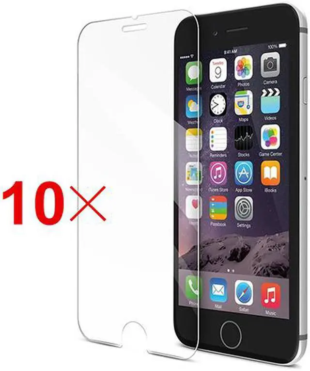 Main image of [10 Pack] MOPO iPhone 6S/6 Screen Protector 9H Nano Thinnest Ballistics Glass 0.2mm Tempered Glass Screen Protector for Apple iPhone 6S /6 4.7 inch