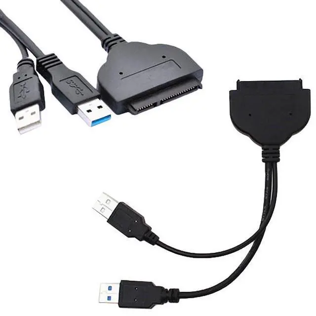 Alt view image 3 of 3 - USB 3.0 to SATA 22P Cable 2.5 Inch Hard Disk Driver Adapter