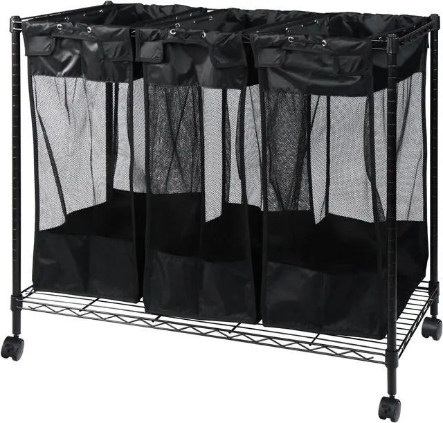 Main image of Oceanstar Triple Storage Organizer and Laundry Sorter