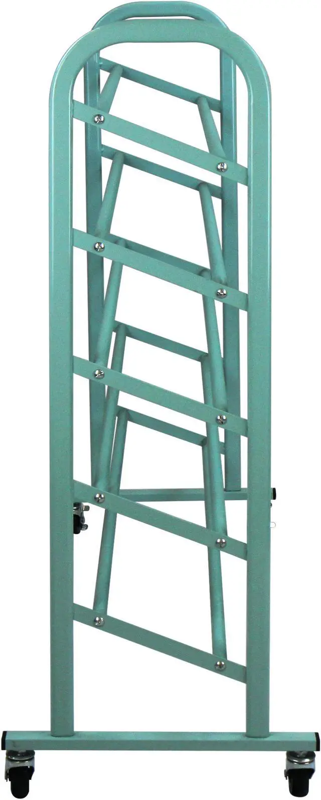 Alt view image 2 of 4 - Oceanstar 5-Tier Metal Shoe Rack, Turquoise