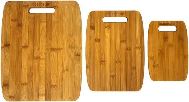 Alt view image 4 of 5 - Bamboo 3-Piece Bamboo Cutting Board Set