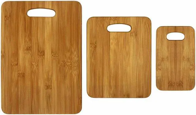 Alt view image 3 of 3 - Oceanstar 3-Piece Bamboo Cutting Board Set CB1316