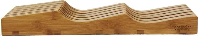 Alt view image 3 of 4 - Oceanstar In-Drawer Bamboo Knife Organizer