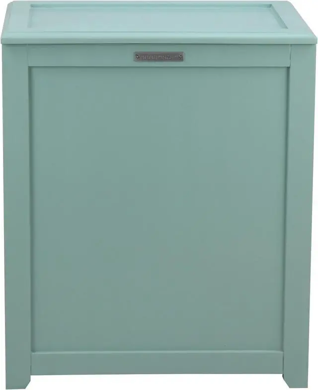 Alt view image 6 of 7 - Oceanstar Storage Laundry Hamper, Turquoise RH5513C