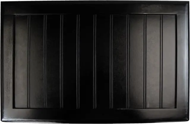 Alt view image 6 of 7 - Mahogany Finished Beadboard Hamper with Liner - by Oceanstar