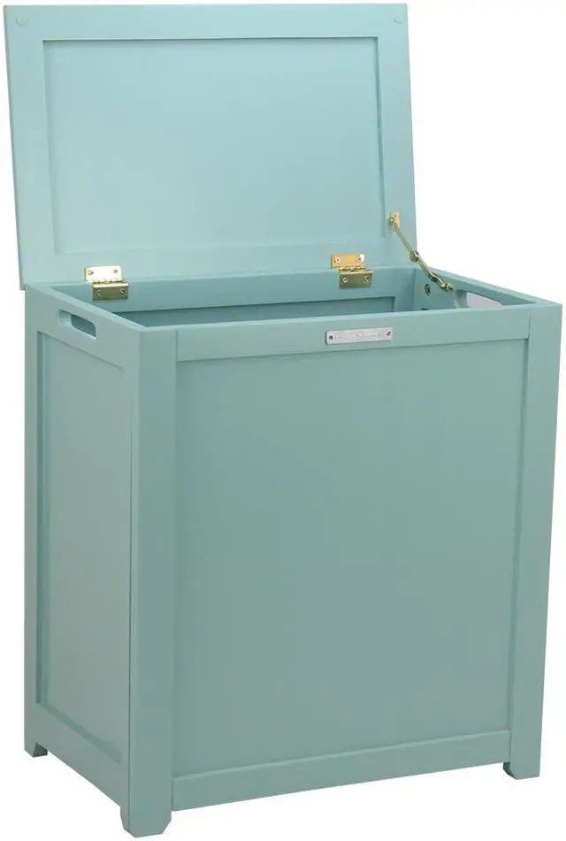Alt view image 2 of 7 - Oceanstar Storage Laundry Hamper, Turquoise RH5513C