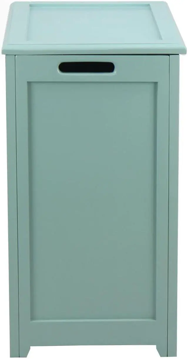 Alt view image 3 of 7 - Oceanstar Storage Laundry Hamper, Turquoise RH5513C