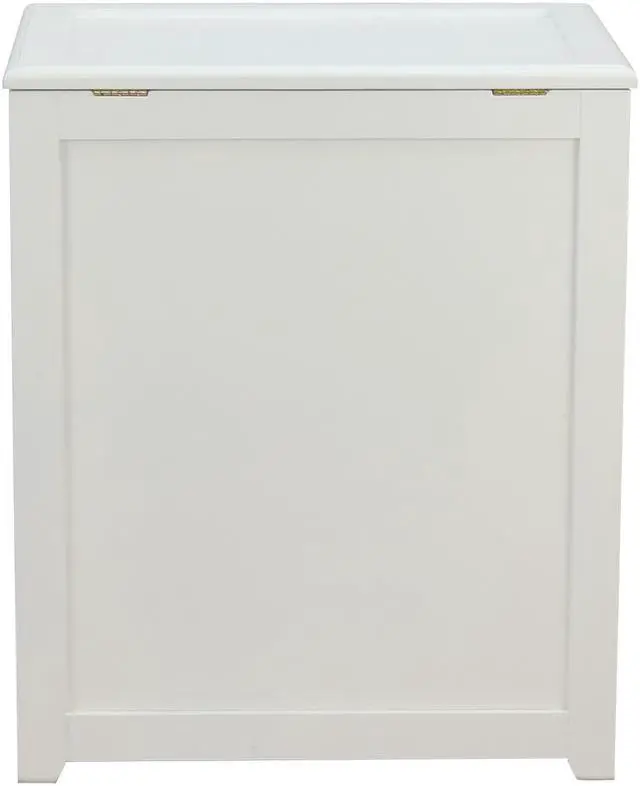 Alt view image 4 of 7 - Oceanstar Storage Laundry Hamper, White RH5513WHITE