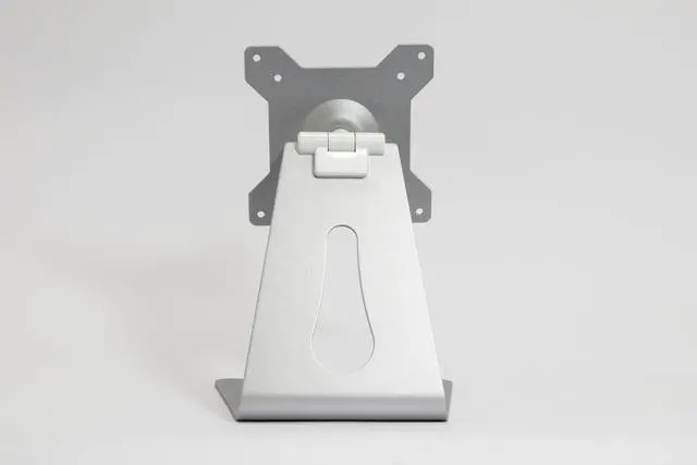 Alt view image 3 of 4 - 360 Degree Silver Pivot Table Stand for Tablets /Small Monitors. Vesa Mount Compatible.