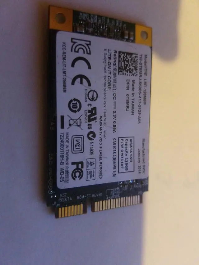 Alt view image 3 of 3 - LMT-128M6M Lite-On 128gb Solid State Drive
