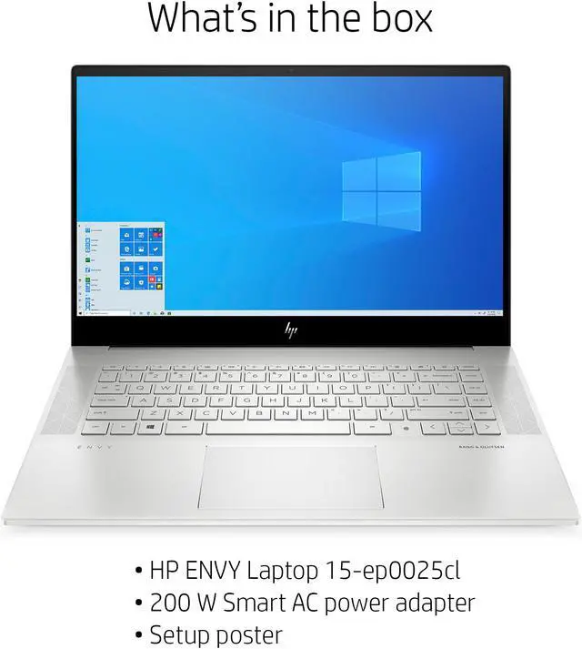 Alt view image 13 of 13 - HP ENVY 15.6" Touchscreen Laptop - 10th Gen Intel Core i7-10750H - GeForce GTX 1660 Ti Max Q - 1080p - Windows 10 Professional
15-ep0025cl Notebook 16GB RAM 512GB SSD