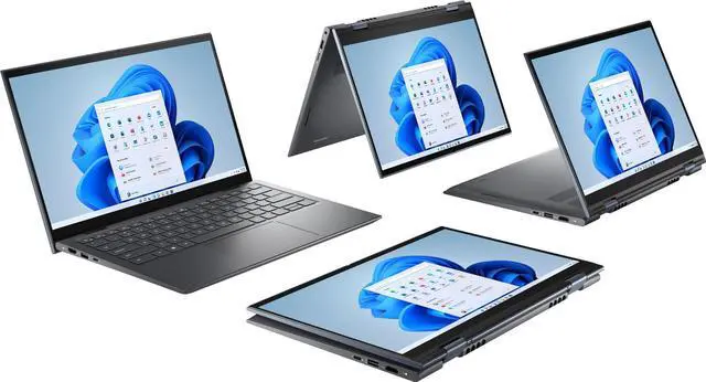 Alt view image 2 of 3 - Dell Inspiron 7000 2-in-1 14" Touch-Screen Laptop - AMD Ryzen 7 - 16GB Memory - 512GB Solid State Drive - Backlit Keyboard - Windows 11 - Blue - i7415-A920BLU-PUS