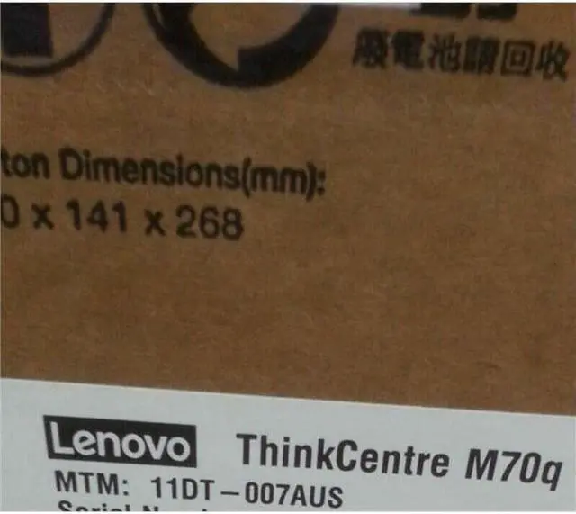 Alt view image 5 of 5 - Lenovo ThinkCentre M70q Tiny Desktop, i7-10700T 2GHz, UHD Graphics 630, 16GB Memory, 1TB Hard Drive, Win 10 Pro - 11DT-007AUS  /  11DT007AUS