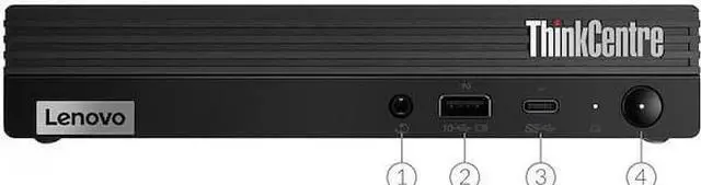 Alt view image 4 of 5 - Lenovo ThinkCentre M70q Tiny Desktop, i7-10700T 2GHz, UHD Graphics 630, 16GB Memory, 1TB Hard Drive, Win 10 Pro - 11DT-007AUS  /  11DT007AUS