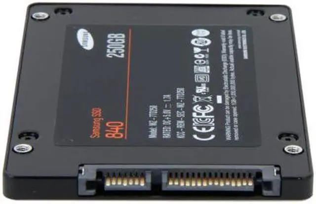 Alt view image 3 of 4 - SAMSUNG 840 Series 2.5" 250GB SATA III Internal Solid State Drive (SSD) MZ-7TD250BW