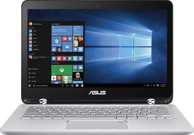 Main image of Asus Q304UA-BHI5T11 2-in-1 13.3" Touch-Screen Laptop - Intel Core i5 - 6GB Memory - 1TB Hard Drive - Silver- Windows 10