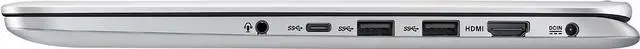 Alt view image 4 of 7 - Asus Q304UA-BHI5T11 2-in-1 13.3" Touch-Screen Laptop - Intel Core i5 - 6GB Memory - 1TB Hard Drive - Silver- Windows 10