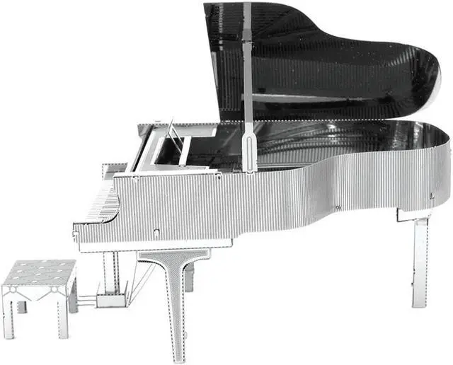 Alt view image 8 of 18 - Grand Piano Metal Earth 3D Laser Cut Model, 3D Puzzles by Fascinations