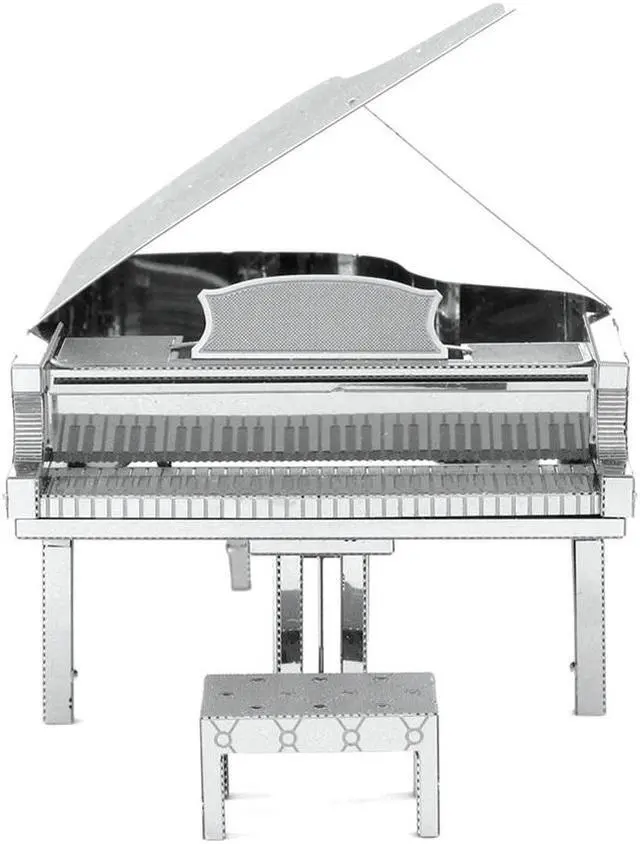 Alt view image 7 of 18 - Grand Piano Metal Earth 3D Laser Cut Model, 3D Puzzles by Fascinations