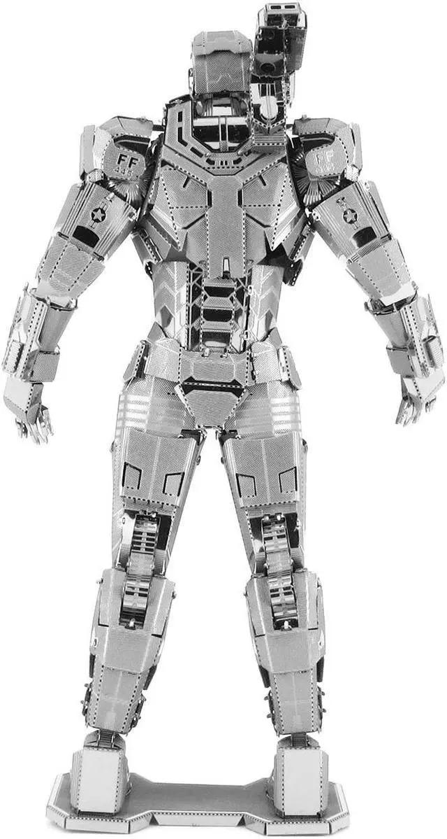Alt view image 6 of 15 - MetalEarth Marvel War Machine 3D Model, Avengers by Fascinations