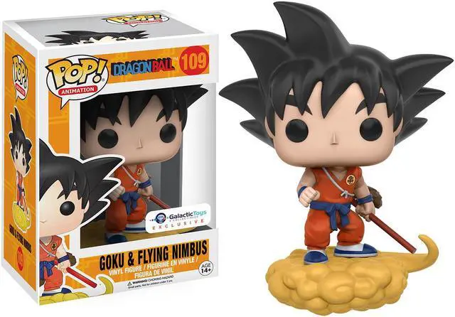 Main image of Funko Pop Dragon Ball - Goku and Flying Nimbus Orange Suit Exclusive