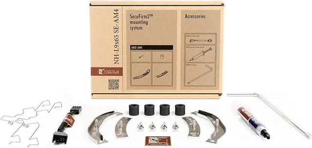 Alt view image 5 of 6 - Noctua NH-L9x65 SE-AM4, Premium Low-profile CPU Cooler with 92mm Fan for AMD AM4 (Brown)