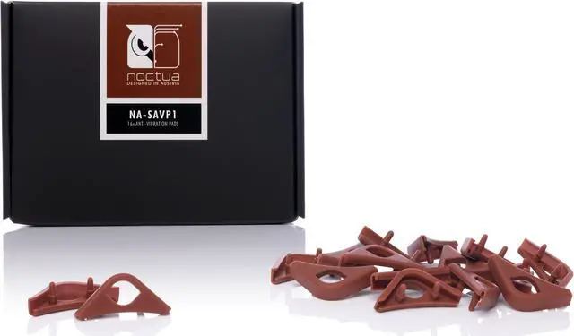 Alt view image 2 of 4 - Noctua NA-SAVP1, Anti-Vibration Pads for 120/140mm Noctua Fans (16-pack, Brown)