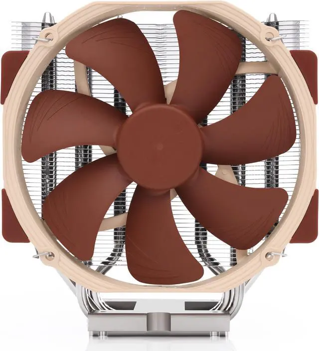 Alt view image 2 of 6 - Noctua NH-U14S DX-4189, Premium CPU Cooler for Intel Xeon LGA4189 (140mm, Brown)