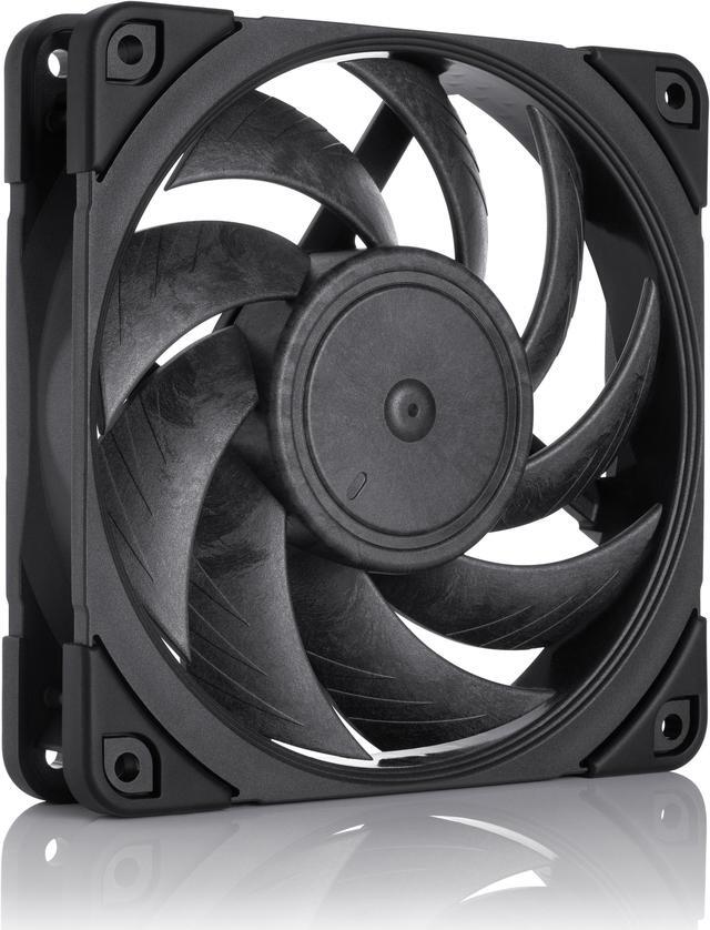 Alt view image 2 of 7 - Noctua NF-A12x25 PWM chromax.black.swap, Premium Quiet Fan, 4-Pin (120mm, Black)