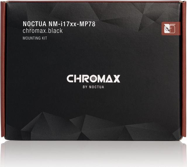 Alt view image 2 of 2 - Noctua NM-i17xx-MP78 chromax.black, Mounting Kit for Noctua CPU Coolers on Intel LGA1851 and LGA1700 Platform (Black)