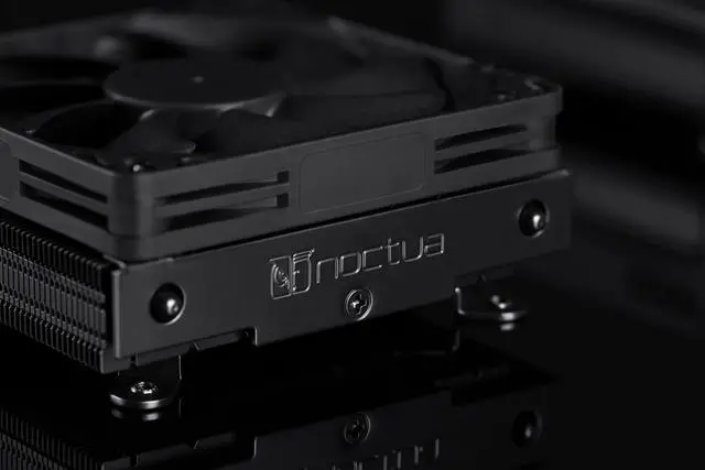 Alt view image 5 of 6 - Noctua NH-L9i-17xx chromax.black, Premium Low-Profile CPU Cooler for Intel LGA1700 and LGA1851 (Black)