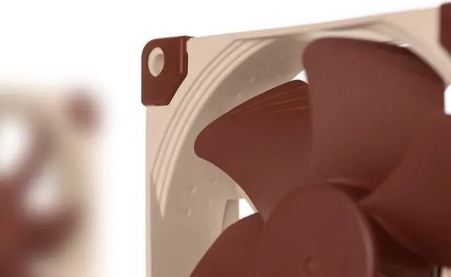Alt view image 6 of 7 - Noctua NF-A9 5V, Premium Quiet Fan with USB Power Adaptor Cable, 3-Pin, 5V Version (92mm, Brown)