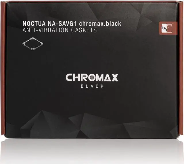 Alt view image 3 of 6 - Noctua NA-SAVG1 chromax.black, Anti-Vibration Gaskets for 120x25mm Fans (Set of 3, Black)