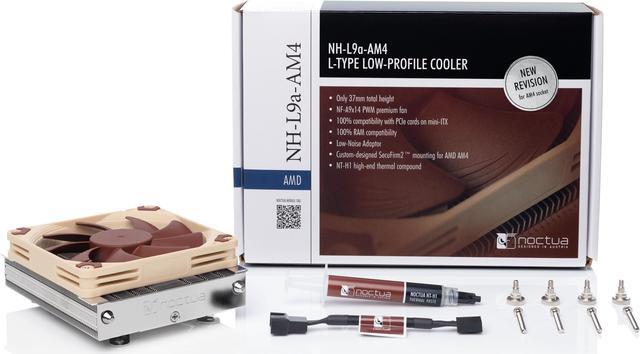 Alt view image 4 of 4 - Noctua NH-L9a-AM4, Premium Low-profile CPU Cooler for AMD AM4 (Brown)