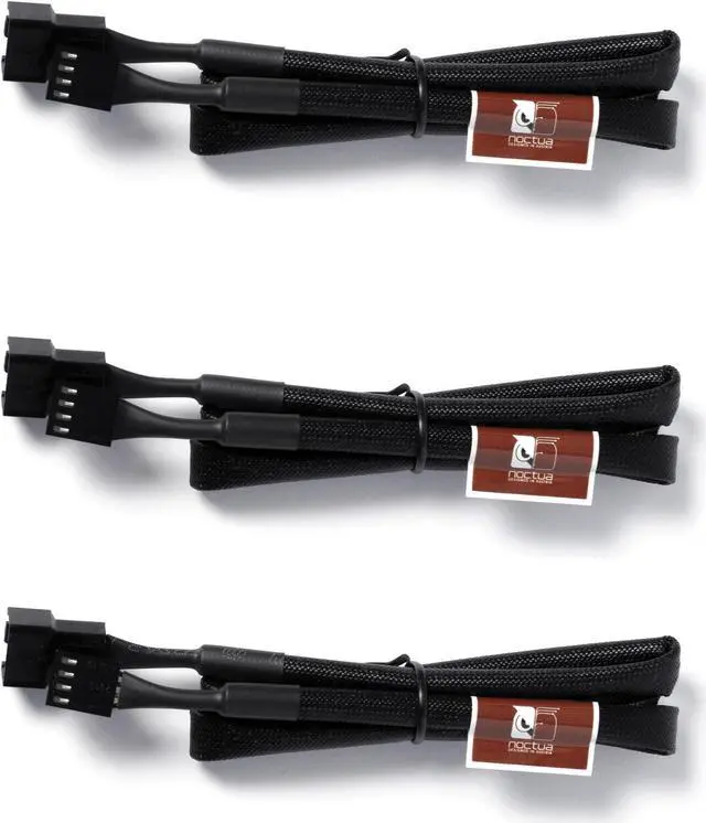 Alt view image 4 of 5 - Noctua NA-SEC3, 4-pin Fan Extension Cables (60cm, Black)