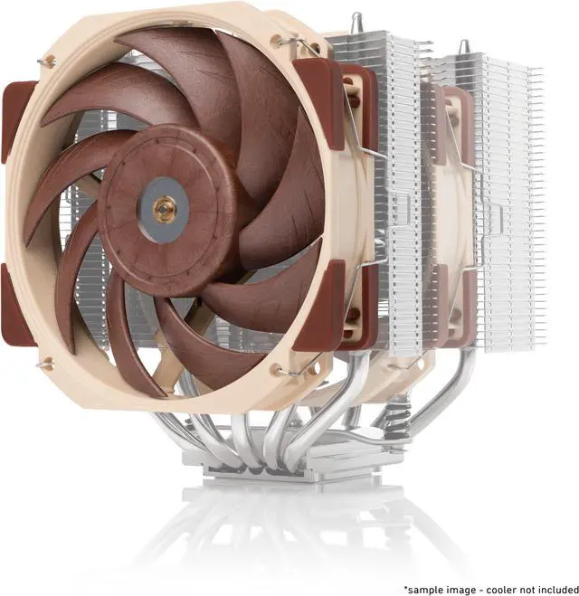 Alt view image 6 of 7 - Noctua NF-A12x25r PWM, Round-frame 120mm Fan, 4-Pin (Brown)