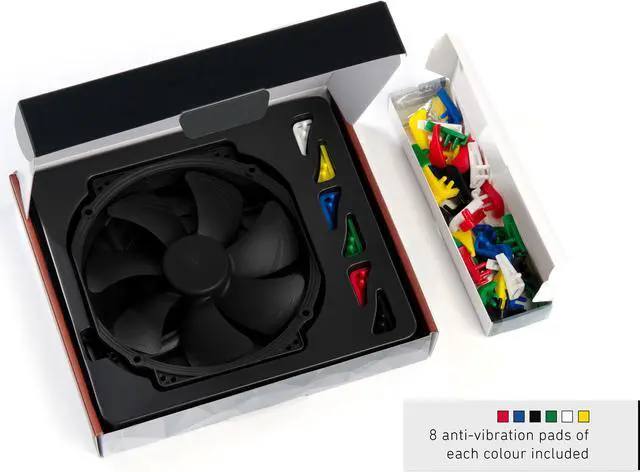Alt view image 4 of 6 - Noctua NF-A15 HS-PWM chromax.black.swap, Premium Quiet Fan, 4-Pin (140mm, Black)
