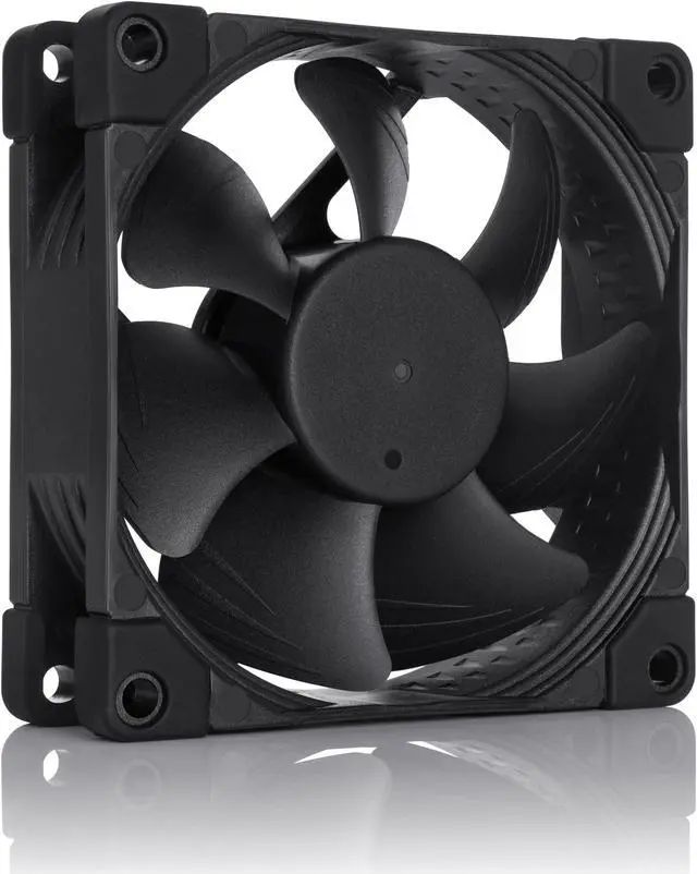Alt view image 2 of 7 - Noctua NF-A8 PWM chromax.black.swap, Premium Quiet Fan, 4-Pin (80mm, Black)