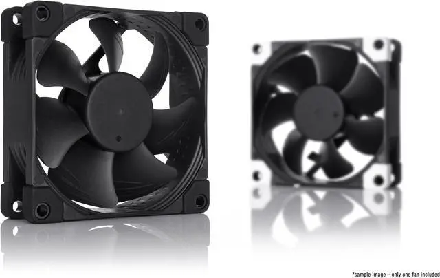 Alt view image 6 of 7 - Noctua NF-A8 PWM chromax.black.swap, Premium Quiet Fan, 4-Pin (80mm, Black)