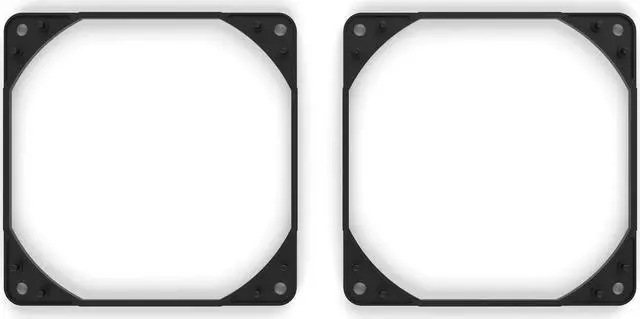 Alt view image 7 of 7 - Noctua NA-IS1-12 chromax.black Sx2, Inlet Side Spacers for 120mm Fans (Black)