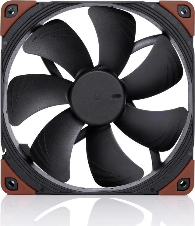 Alt view image 3 of 7 - Noctua NF-A14 iPPC-24V-3000 SP IP67 PWM, Heavy Duty Cooling Fan, 4-Pin, 3000 RPM, 24V Version (140mm, Black)