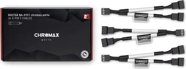 Main image of Noctua NA-SYC1 chromax.white, 4-Pin Y-Cables (White)