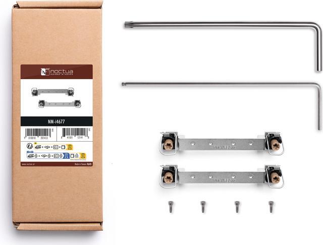 Alt view image 2 of 3 - Noctua NM-i4677 CPU cooler mounting kit for Intel LGA4677 sockets