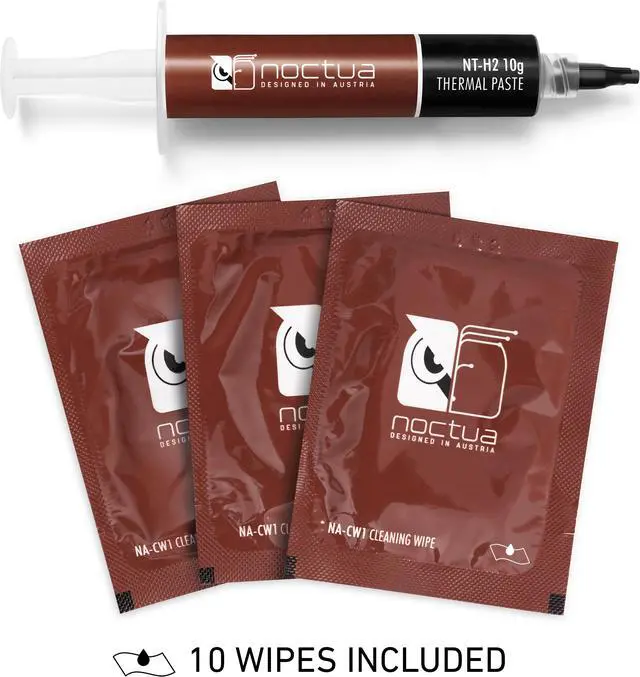Alt view image 2 of 6 - Noctua NT-H2 10g, Thermal Computer Paste incl. 10 cleaning wipes (10g)