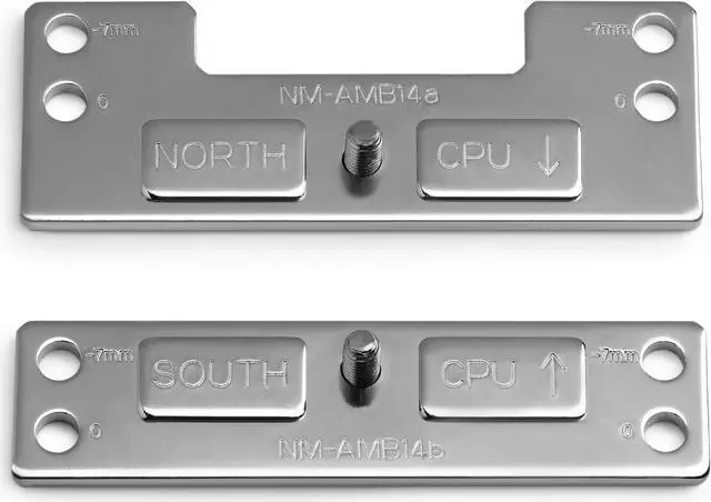 Main image of Noctua NM-AMB14, Offset AMD AM5 Mounting Bars for Improved Cooling Performance (Silver)