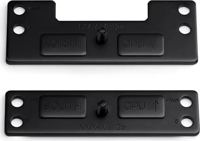 Main image of Noctua NM-AMB12 chromax.black, Offset AMD AM5 Mounting Bars for Improved Cooling Performance (Black)