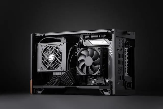Alt view image 7 of 7 - Noctua NH-L9x65 chromax.black, Premium Low-Profile CPU Cooler (65mm, Black)